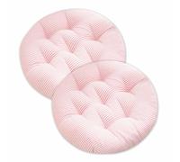 HLTQL Galette De Chaise Ronde 40/50 Cm、Coussin Chaise Longue Lot de 6/4/2、Coussin Rond Salon De Jardin Exterieur D'IntéRieur Confortables(#5,40x40cm2pcs)