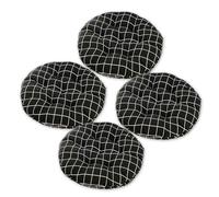 HLTQL Galette De Chaise Ronde 40/50 Cm、Coussin Chaise Longue Lot de 6/4/2、Coussin Rond Salon De Jardin Exterieur D'IntéRieur Confortables(#6,50x50cm4pcs)