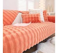 HLTQL Housse Canape d'angle Couvre Canapé 3/4/2/1 Places Antidérapant Housses De Canapé Animaux Super Cozy Plush Housse De Canapé Câline Protège-canapé pour Chiens(a4,90x180cm)