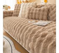 HLTQL Housse Canape d'angle Couvre Canapé 3/4/2/1 Places Antidérapant Housses De Canapé Animaux Super Cozy Plush Housse De Canapé Câline Protège-canapé pour Chiens(a9,110x180cm)