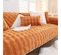 HLTQL Housse Canape d'angle Couvre Canapé 3/4/2/1 Places Antidérapant Housses De Canapé Animaux Super Cozy Plush Housse De Canapé Câline Protège-canapé pour Chiens(AB,110x240cm)