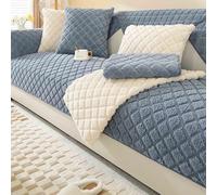 HLTQL Housse Canape d'angle Couvre Canapé 3/4/2/1 Places Antidérapant Housses De Canapé Animaux Super Cozy Plush Housse De Canapé Câline Protège-canapé pour Chiens(c5,110x210cm)