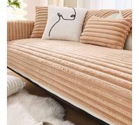 HLTQL Housse Canape d'angle Couvre Canapé 3/4/2/1 Places Antidérapant Housses De Canapé Animaux Super Cozy Plush Housse De Canapé Câline Protège-canapé pour Chiens(d2,30x50cmpillowcase)