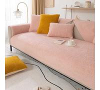 HLTQL Housse Canape d'angle Couvre Canapé 3/4/2/1 Places Antidérapant Housses De Canapé Animaux Super Cozy Plush Housse De Canapé Câline Protège-canapé pour Chiens(b6,45x45cmpillowcase)