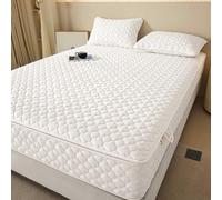 HLTQL Housse De Matelas De Protection, RéNove Matelas Integral Fermeture éClair, ProtèGe Matelas. RevêTement Respirant, Lavable Et RéSistant(1,200x220+10cm)