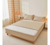 HLTQL Housse Integrale Matelas Fermeture Eclair Renove Matelas 120/150/180/200 Integral Coton Protection Matelas(4,150x190+25cm)