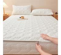 HLTQL Housse Matelas Integrale Renove Matelas Integral Coton Matelassage Housse Integrale Matelas Fermeture Eclair(1,200x220+25cm)
