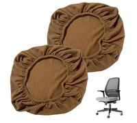 HLTQL Housse pour Chaise De Bureau Housse De Chaise Extensible Lot De 4/2 Protection Chaise Bureau Et Fauteuil Solution pour Prolonger DuréE De Vie des Chaises(8,2er)