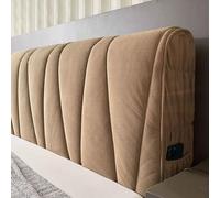 HLTQL Housse Tete De Lit 160/180/200/150 Cm Housse De Protection pour TêTe De Lit Lavable Anti-PoussièRe Pack Complet 360 °(#8,120cm)