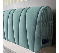 HLTQL Housse Tete De Lit 160/180/200/150 Cm Housse De Protection pour TêTe De Lit Lavable Anti-PoussièRe Pack Complet 360 °(#6,200cm)