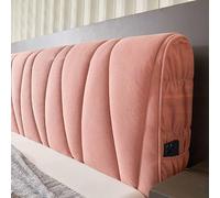 HLTQL Housse Tete De Lit 160/180/200/150 Cm Housse De Protection pour TêTe De Lit Lavable Anti-PoussièRe Pack Complet 360 °(#2,210cm)