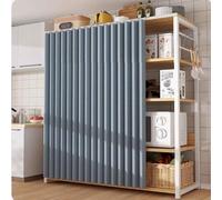 HLTQL Machine à Laver,Rideau Anti-poussière,Rideaux d'armoire,Rideau Anti-poussière pour casier,Rideaux D'Armoire pour éTagèRes,avec Rail De Guidage,pour Machine à Laver(1,W*H/70-90cm)