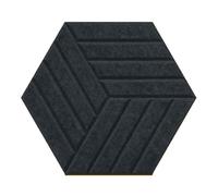 HLTQL Panneau Acoustique 12 Pièces Autocollants,Panneaux Muraux 3D,Panneau Mural Decoratif Adhesif,Wall Panel,Stickers Muraux en Feutre,30x26cm(A4)