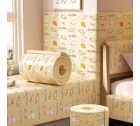 HLTQL Panneau Tete De Lit À Coller 200cm Mural Decoratif Panneaux Muraux Rembourrés Auto-Adhésifs Enfants 3D Panneau Rembourré Coussin Mural Panneau Rembourré Coussin(10)