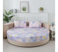 HLTQL ProtèGe Matelas 200/210/220cm & ProtèGe Sommier Coton, Drap Housse Matelas éPais, Extensible, AntidéRapant, Confort Et Protection Quotidienne(#17,210cm)