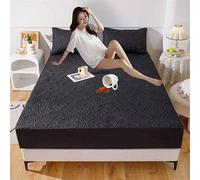HLTQL Protege Matelas Alaise Imperméable Protege Matelas Housse Integrale Matelas Couvre Et Protège Matelashousse De Protection Matelas Épaissie Drap Housse De Lit(1,90 * 200cm)