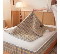 HLTQL Renove Matelas 120/150/180/200 Integral Coton Housse Integrale Matelas Fermeture Eclair Protection Matelas(3,180x200+15cm)