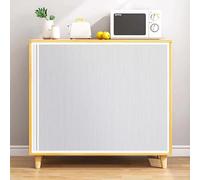 HLTQL Rideau Meuble Cuisine sans Percage Rideau Coulissant pour Meuble De Cuisine pour éTagèRes De Placard De Cuisine Et sous éVier, Conception Compacte pour Un AccèS Facile(#1,W80xH160cm)