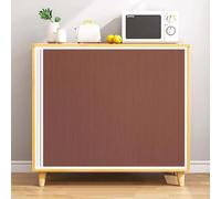 HLTQL Rideau Meuble Cuisine sans Percage Rideau Coulissant pour Meuble De Cuisine pour éTagèRes De Placard De Cuisine Et sous éVier, Conception Compacte pour Un AccèS Facile(#2,W80xH60cm)