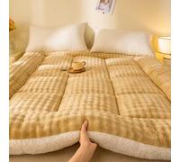 HLTQL sur-Matelas pour Adulte Matelas Japonais 2 Personnes Surmatelas 90x200/180 X 200 Doux Et Confortable, pour Une Bonne Nuit De Sommeil(c3,150x200x10cm)