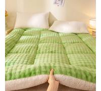 HLTQL sur-Matelas pour Adulte Matelas Japonais 2 Personnes Surmatelas 90x200/180 X 200 Doux Et Confortable, pour Une Bonne Nuit De Sommeil(4,180x200x6cm)