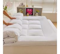 HLTQL sur-Matelas pour Adulte Matelas Japonais 2 Personnes Surmatelas 90x200/180 X 200 Doux Et Confortable, pour Une Bonne Nuit De Sommeil(1,90x190cm)