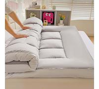 HLTQL sur-Matelas pour Adulte Matelas Japonais 2 Personnes Surmatelas 90x200/180 X 200 Doux Et Confortable, pour Une Bonne Nuit De Sommeil(6,120x200cm)