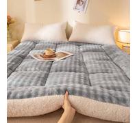 HLTQL sur-Matelas pour Adulte Matelas Japonais 2 Personnes Surmatelas 90x200/180 X 200 Doux Et Confortable, pour Une Bonne Nuit De Sommeil(c2,150x200x6cm)