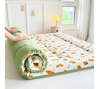 HLTQL sur-Matelas pour Adulte Surmatelas Canapé Futon Japonais 2 Places pour Un Sommeil Apaisant(q5,180x200cm*3.5kg)