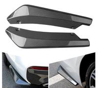 HLTTXS 2 Pièces Diffuseur de Spoiler de Pare-Chocs Arrière pour Citroen DS3/DS3 Racing/DS3 Cabrio/DS4/DS5/DS3 Crossback/DS 4S, Voiture Pare-Chocs Arrière Diffuseur à Lèvres avec 6 Boulons