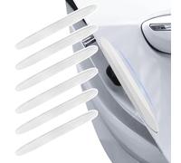 HLTTXS 6 Pièces Protection Portiere Voiture pour Discovery Sport Range Rover Evoque Range Rover, Voiture Bandes Anti Collision, Angle Porte Protéger Autocollant,B/White