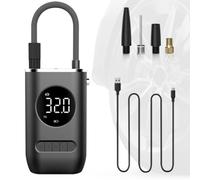 HLTTXS Compresseur à Air Portatif pour Fiat 500C 500L 500X Bravo DOBLO EGEA FIORINO, Gonfleur Pneus Voiture sans Fil, Compresseur Voiture Rechargeable