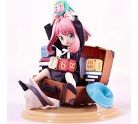 HLUONGTN Anime Anya Forger Figure Attiree Detective Statue Model 13Cm Anya Actfigure Pvc Character Collectible/Anya Forr,D/16Cm