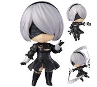 HLUONGTN Anime Figure,Automata 2B Yorha No.2 Type B Actfigure Joints Movable Statue Anime Game Pvc Figures Model Collectibles/No. 2 Type B/10Cm
