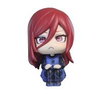 HLUONGTN Anime Figure,Blue Lock Look Up Figures Bachira Meguru/Nagi Seishiro/Isagi Yoichi/Chigiri Hyoma Pvc Actfigure Sitting Model Statue/Chigiri Hyoma/10Cm