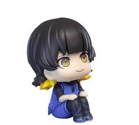 HLUONGTN Anime Figure,Blue Lock Look Up Figures Bachira Meguru/Nagi Seishiro/Isagi Yoichi/Chigiri Hyoma Pvc Actfigure Sitting Model Statue/Bachira Meguru/10Cm