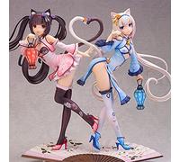 HLUONGTN Anime Figure,Figure Chocola Vanilla Cheongsam Ver Model Figure Collectible/2Pcs