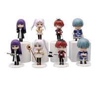 HLUONGTN Anime Frieren : Beyond Journey's End Figures Frieren/Himmel/Fern/Stark Actfigurine Set/8Pcs/10Cm