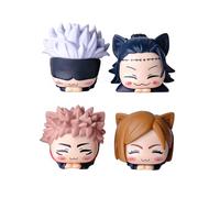 HLUONGTN Figurines D'Anime Itadori Yuji/Gojo Satoru/Geto Suguru/Kugisaki Nobara/Type 1/4 Pcs