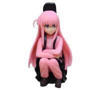 HLUONGTN Gotō Hitori Anime Figures Bocchi The Rock Character Figure With Miniature And Guitar 10Cm Model Statue For Car Decoration
