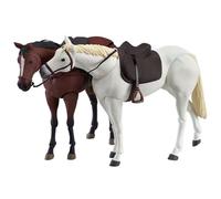 HLUONGTN Ronin Figure Anime Pvc Home Computer Office Desk Decorations Ornament/War Horse - 2Pcs/7.48 Inch (19 Cm)