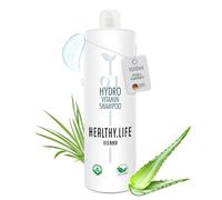 HLV Shampoing à l'aloe vera pour cheveux secs et cassants, croissance des cheveux et hydratant, 1 l, shampooing nettoyant, shampoing hydratant, soin des cheveux végétalien pour homme et femme (Hydro