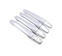 HLWXMDZ Autocollants De Protection Chromés Pour Poignées De Porte Extérieures Pour Mitsubishi Pour Outlander MK2 2007 2008 2009 2010 2011 2012 Pièces Automobiles(Handle 2 Buttons)