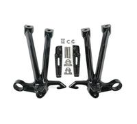 HLWXMDZ Cale Pied Moto pour Suzuki GSXR 1000 2007 2008 Accessoires De Moto Repose-Pieds Arrière Repose-Pieds Support Ensemble Repose-Pieds De Moto(Noir)
