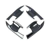 HLWXMDZ Coques De Poignée De Porte Pour Voiture Pour Mitsubishi Pour Outlander 2022-2025 Pour Eclipse Cross 2018-2022 Pièces Automobiles(Carbon bowl)