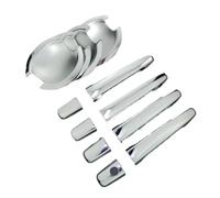 HLWXMDZ Enjoliveur Chromé Pour Poignée De Porte Extérieure Pour Mitsubishi Pour Outlander Pour Lancer RVR ASX 2008-2016 Pièces Automobiles(No Button Set)