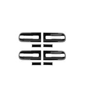 HLWXMDZ Ensemble de 4 ou 8 poignées de porte extérieures/enjoliveurs de porte en ABS pour Hyundai pour Staria 2021 2022 2023 2024 2025 2026 Poignées De Porte Extérieure(Door Bowl Black)