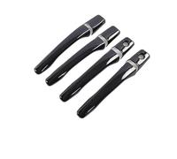 HLWXMDZ Housse De Poignée De Porte Pour Mitsubishi Pour Outlander Pour Lancer Pour Mirage Pour Evolution 2003-2006 Pièces Automobiles(Black 2 keyholes)