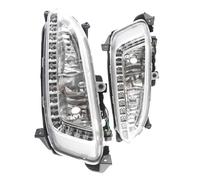 HLWXMDZ Phare Antibrouillard DRL LED Feux De Jour Étanches Pour Voiture Pour Hyundai Pour Santa Fe IX45 2013-2015