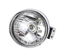HLWXMDZ Phare Avant Rond Chromé pour Moto pour Suzuki GZ125HS GZ150-A Ensemble Phare